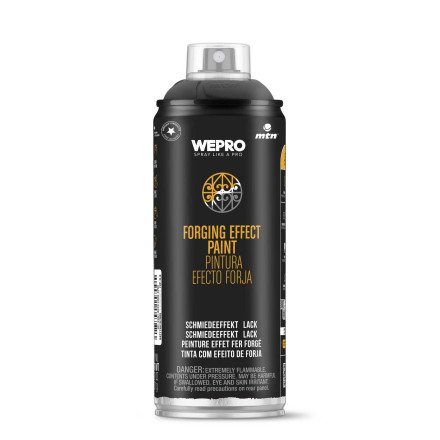 WEPRO Farba s kovovým efektom - čierna 400 ml